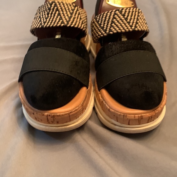 Steve Madden Kabel Wedge Sandal Elastic Slingback Size 9 - Picture 2 of 11